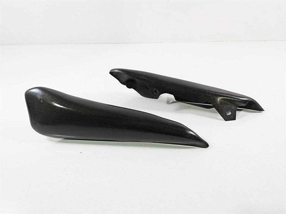 2008 Ducati Hypermotard 1100 S Oem Rear Carbon Tail Cover Fairing Set 96987608B-Mototech271