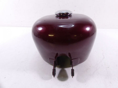 2000 Harley Sportster XL1200 Custom Fuel Gas Tank Rich Red & Red Stripes 61348-0 {{ shop.shopifyCountryName }} - Mototech271