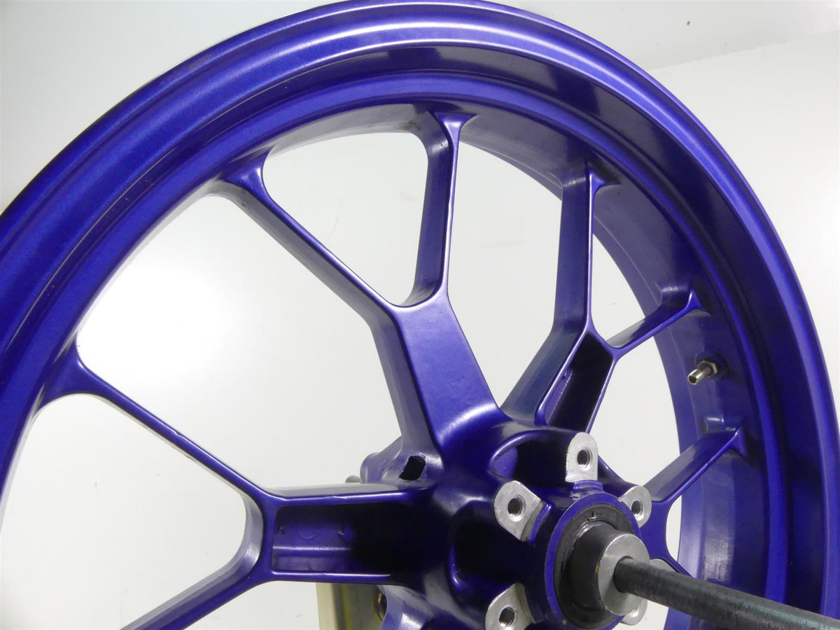 2004 Aprilia RSV1000 R Mille Straight Blue Front Wheel Rim 17x3.5 AP8108675 {{ shop.shopifyCountryName }} - Mototech271