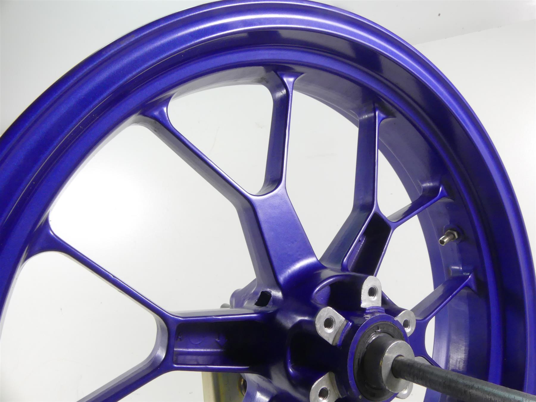2004 Aprilia RSV1000 R Mille Straight Blue Front Wheel Rim 17x3.5 AP8108675 {{ shop.shopifyCountryName }} - Mototech271
