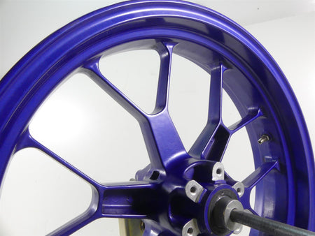 2004 Aprilia RSV1000 R Mille Straight Blue Front Wheel Rim 17x3.5 AP8108675 {{ shop.shopifyCountryName }} - Mototech271