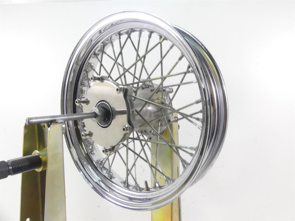 2002 Yamaha XVS1100 V-Star Nice Chrome Spoke Front Wheel Rim 16x3 5EL-25111-00 {{ shop.shopifyCountryName }} - Mototech271