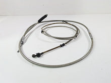 Load image into Gallery viewer, 2016 Harley FXDF Dyna Fat Bob Front Brake Line &amp; Clutch Cable 16&quot; Ape Hanger
