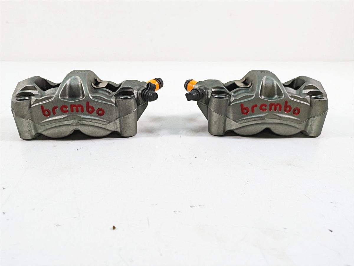 2016 Ducati Panigale 1299 S Front 100mm Brembo Brake Calipers 61041371A 61041381 {{ shop.shopifyCountryName }} - Mototech271