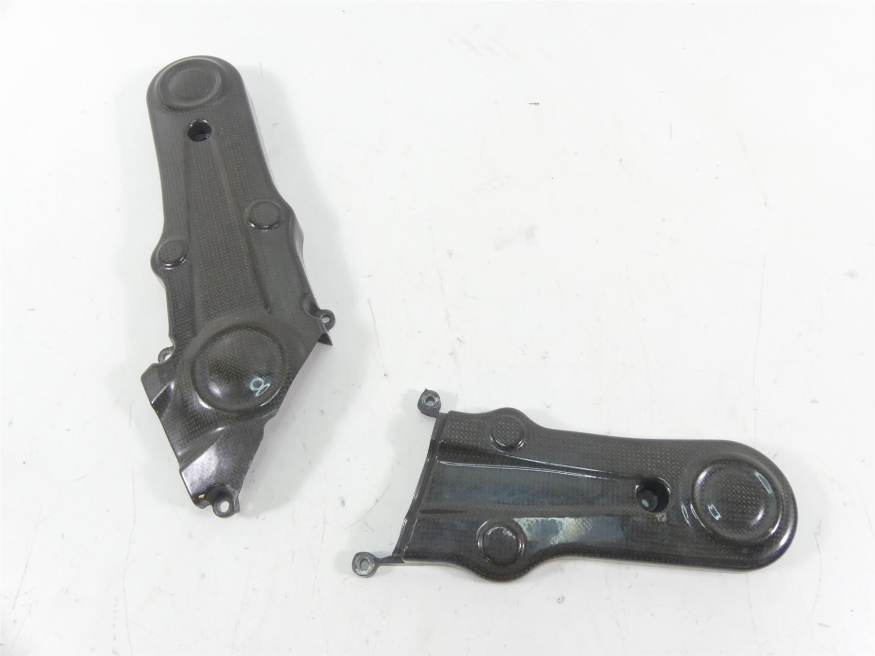 2011 Ducati Hypermotard 1100 SP Carbon Fiber Timing Belt Cover Set 24511041A {{ shop.shopifyCountryName }} - Mototech271