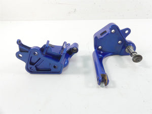 2008 Harley FXCWC Softail Rocker C Front Blue Forward L+R Footpeg Mount 33751-08