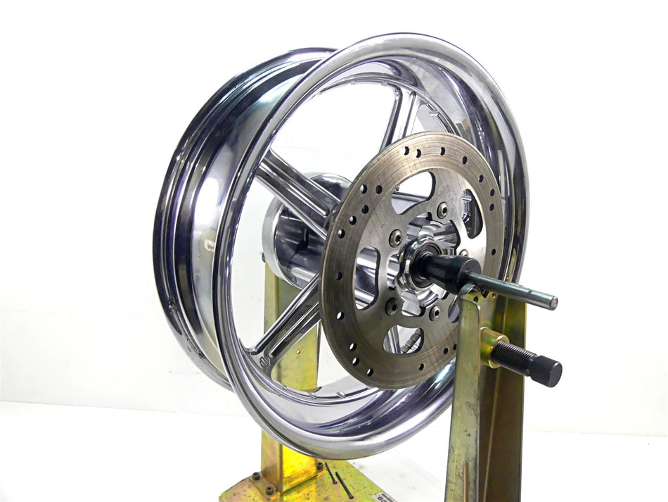 2005 Harley VRSCSE CVO V-Rod Strgt Reactor Custom Rear Wheel Rim 18X5.5 43215-08 {{ shop.shopifyCountryName }} - Mototech271