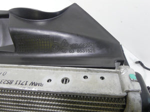 2014 BMW R1200GS K50 Left Side Radiator + Thermostat Hoses & Cover 17118523116