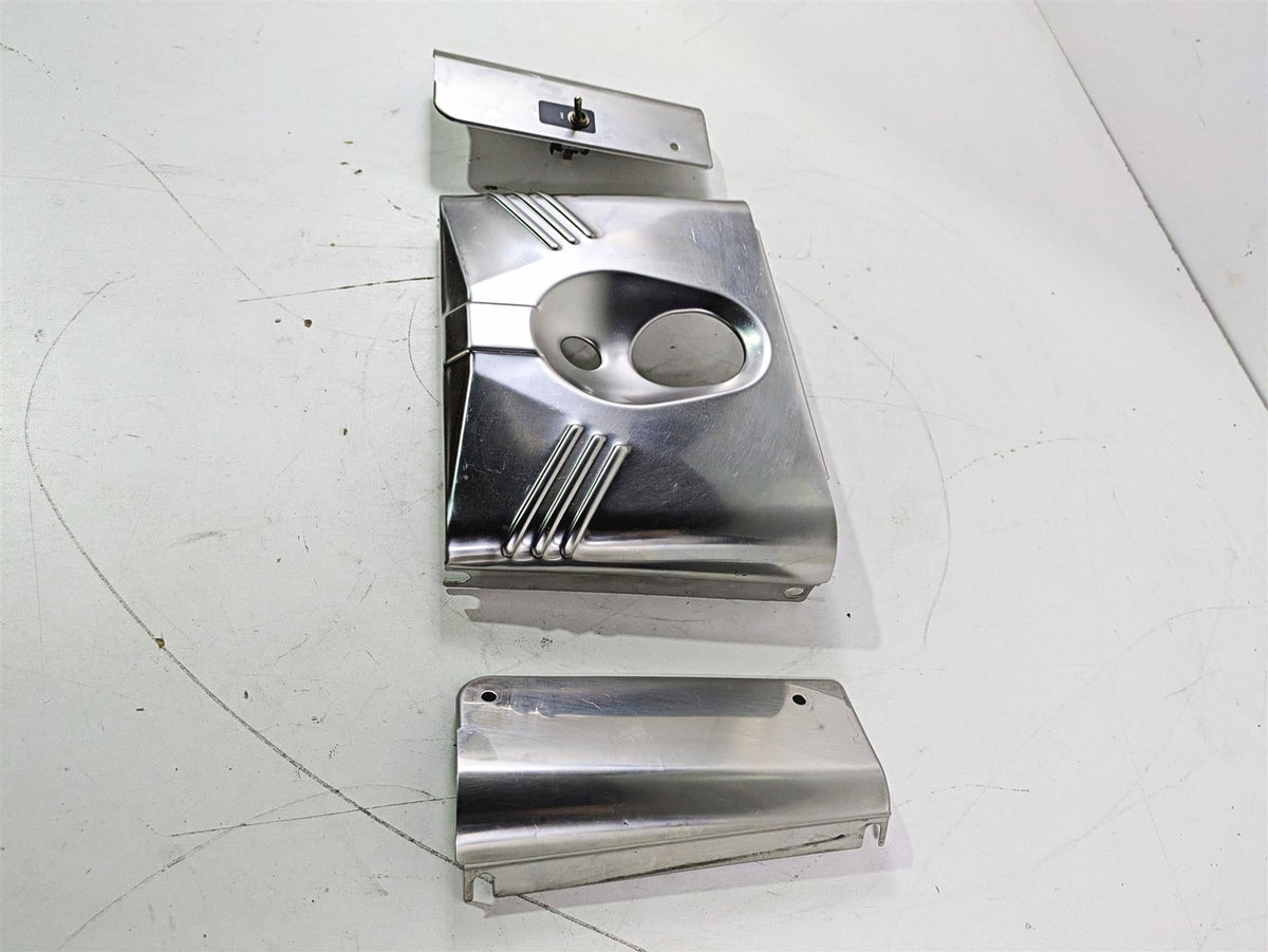 2008 Harley FLSTC 105TH Softail Heritage Headlight Head Lamp Cover Set 67808-86 {{ shop.shopifyCountryName }} - Mototech271