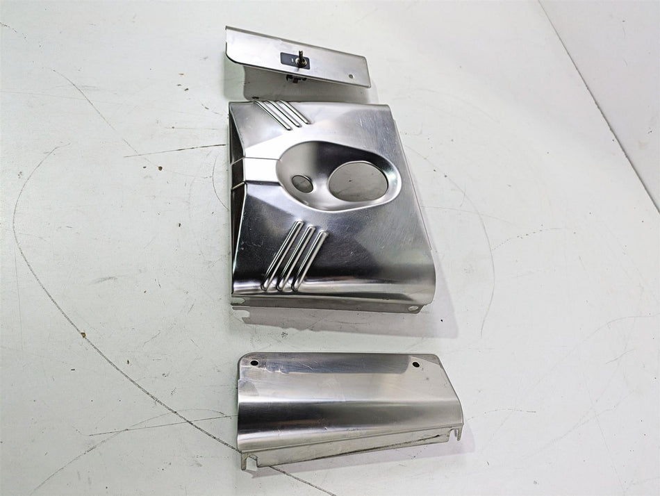 2008 Harley FLSTC 105TH Softail Heritage Headlight Head Lamp Cover Set 67808-86 {{ shop.shopifyCountryName }} - Mototech271