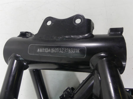 2016 BMW R1200RS K54 Straight Black Main Frame Chassis With Texas Salvage Title 46512410479 {{ shop.shopifyCountryName }} - Mototech271