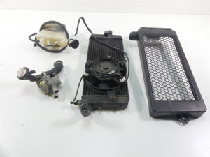 2003 Honda VT750 DC Shadow Spirit Radiator Fan Cover Reservoir Set 19010-MBA-013 | Mototech271