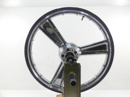 2004 Harley Softail FXSTD SE CVO Deuce Front Chrome Wheel Rim 21x2.15 44624-03 {{ shop.shopifyCountryName }} - Mototech271