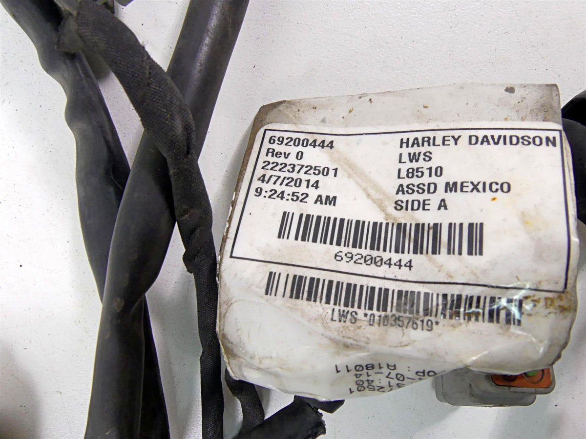 2014 Harley FXDL Dyna Low Rider Main Wiring Harness Loom Non-Abs 71072-12A {{ shop.shopifyCountryName }} - Mototech271