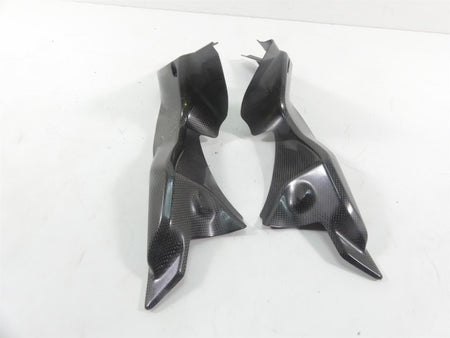 2008 Ducati 1098 S Shift-Tech Carbon Fiber Upper Inner Air Inlet Duct Covers {{ shop.shopifyCountryName }} - Mototech271