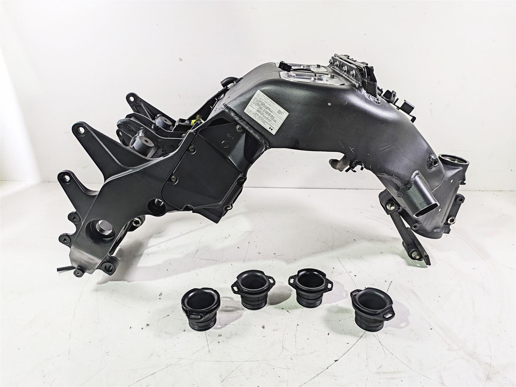 2005 Kawasaki ZX12R Ninja Straight Main Frame Chassis With Clear