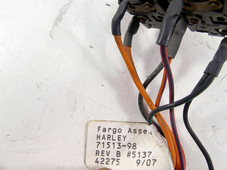 2008 Harley Touring FLHX Street Glide Auxiliary Switch Set 71513-98 {{ shop.shopifyCountryName }} - Mototech271