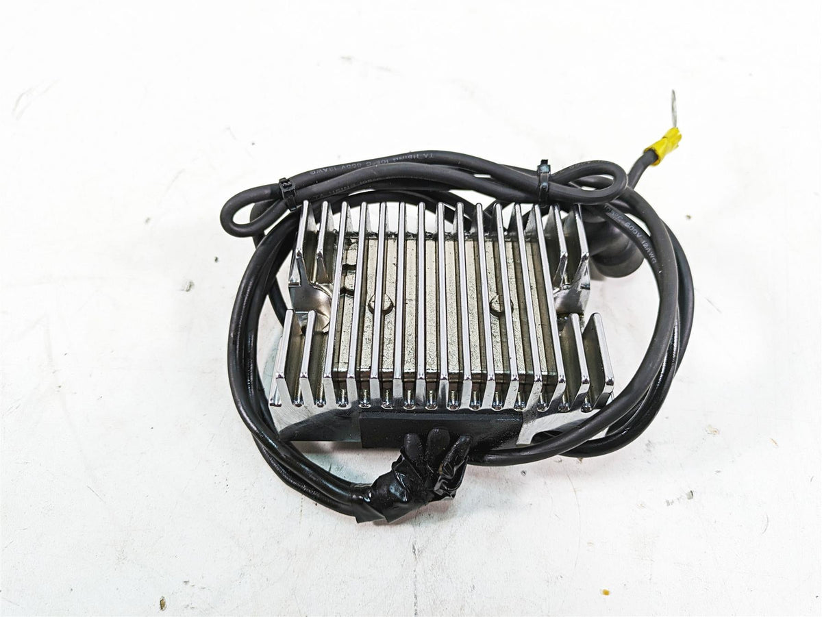 1990 Harley Sportster XLH883 XL883 Chrome Rectifier Voltage Regulator 74523-84A {{ shop.shopifyCountryName }} - Mototech271
