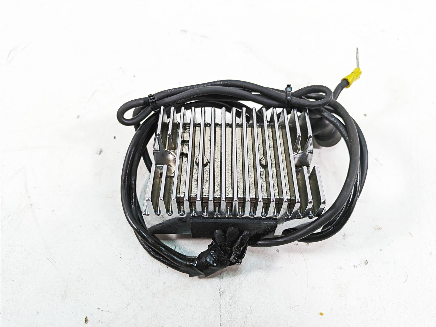 1990 Harley Sportster XLH883 XL883 Chrome Rectifier Voltage Regulator 74523-84A {{ shop.shopifyCountryName }} - Mototech271