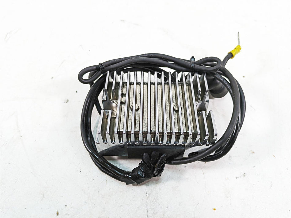 1990 Harley Sportster XLH883 XL883 Chrome Rectifier Voltage Regulator 74523-84A {{ shop.shopifyCountryName }} - Mototech271