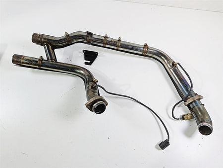 2012 Harley Softail FLSTF Fat Boy Exhaust Header & Heat Shield Set 65600042 {{ shop.shopifyCountryName }} - Mototech271