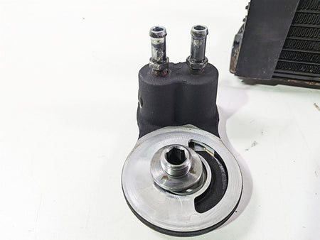 2008 Harley Touring FLHTP Electra Glide Oil Cooler & Flange Set 63083-11A {{ shop.shopifyCountryName }} - Mototech271