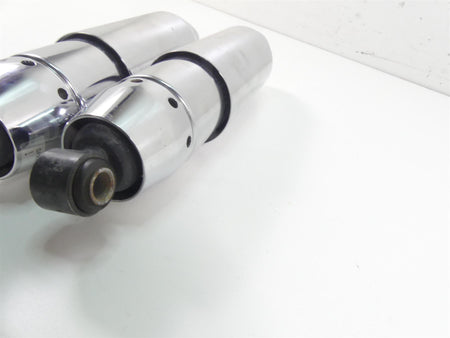 2009 Harley Dyna FXDF SE CVO Fat Bob Rear 12" Chrome Shock Damper Set 54608-04 {{ shop.shopifyCountryName }} - Mototech271