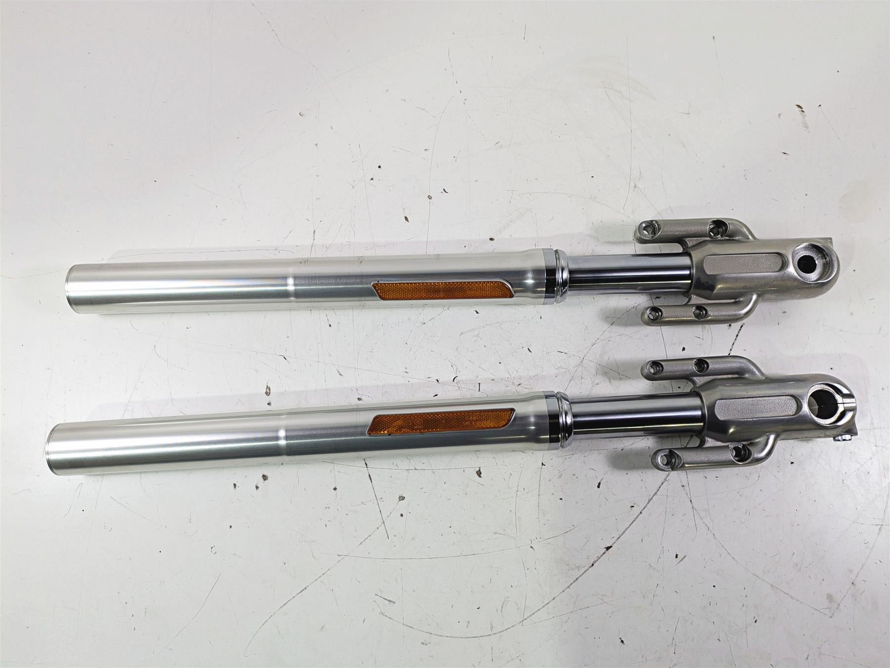 2012 Harley VRSCF Muscle V Rod Straight Front Fork Leg Set 48700-09 48701-09 | Mototech271