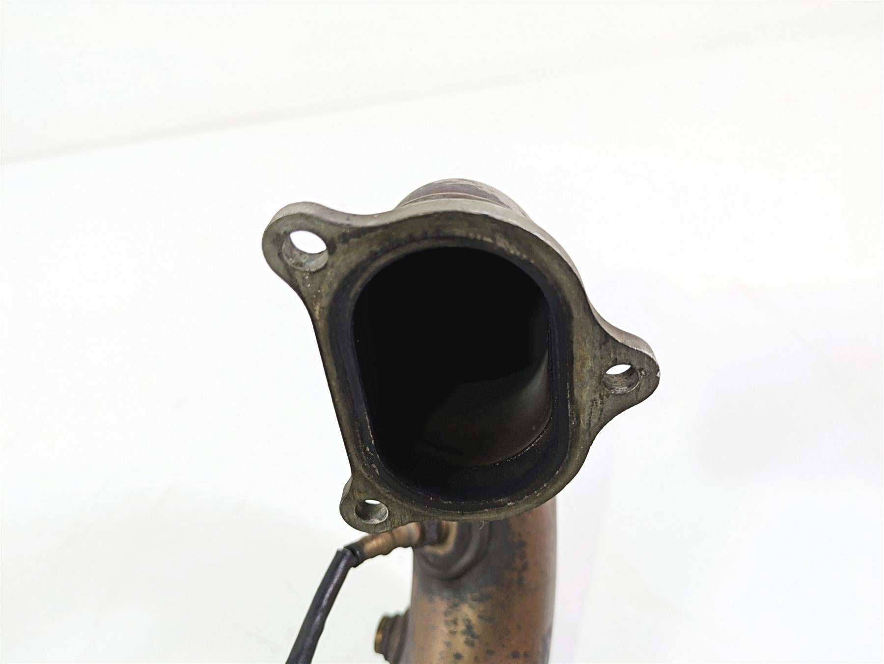 2013 Ducati Hyperstrada 821 Exhaust Header & Servo Motor Set -Dents 57013291B {{ shop.shopifyCountryName }} - Mototech271