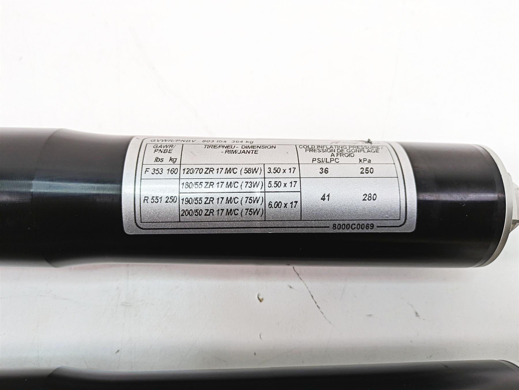 2017 Mv Agusta Dragster 800 Marzocchi Front Fork Leg Set 8000B7132 8000B8387 {{ shop.shopifyCountryName }} - Mototech271
