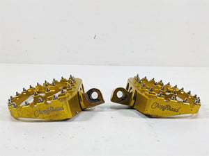 2009 Harley FXDC Dyna Super Glide Custom Crossthread Gold Footpegs DP-001-UP-008 | Mototech271
