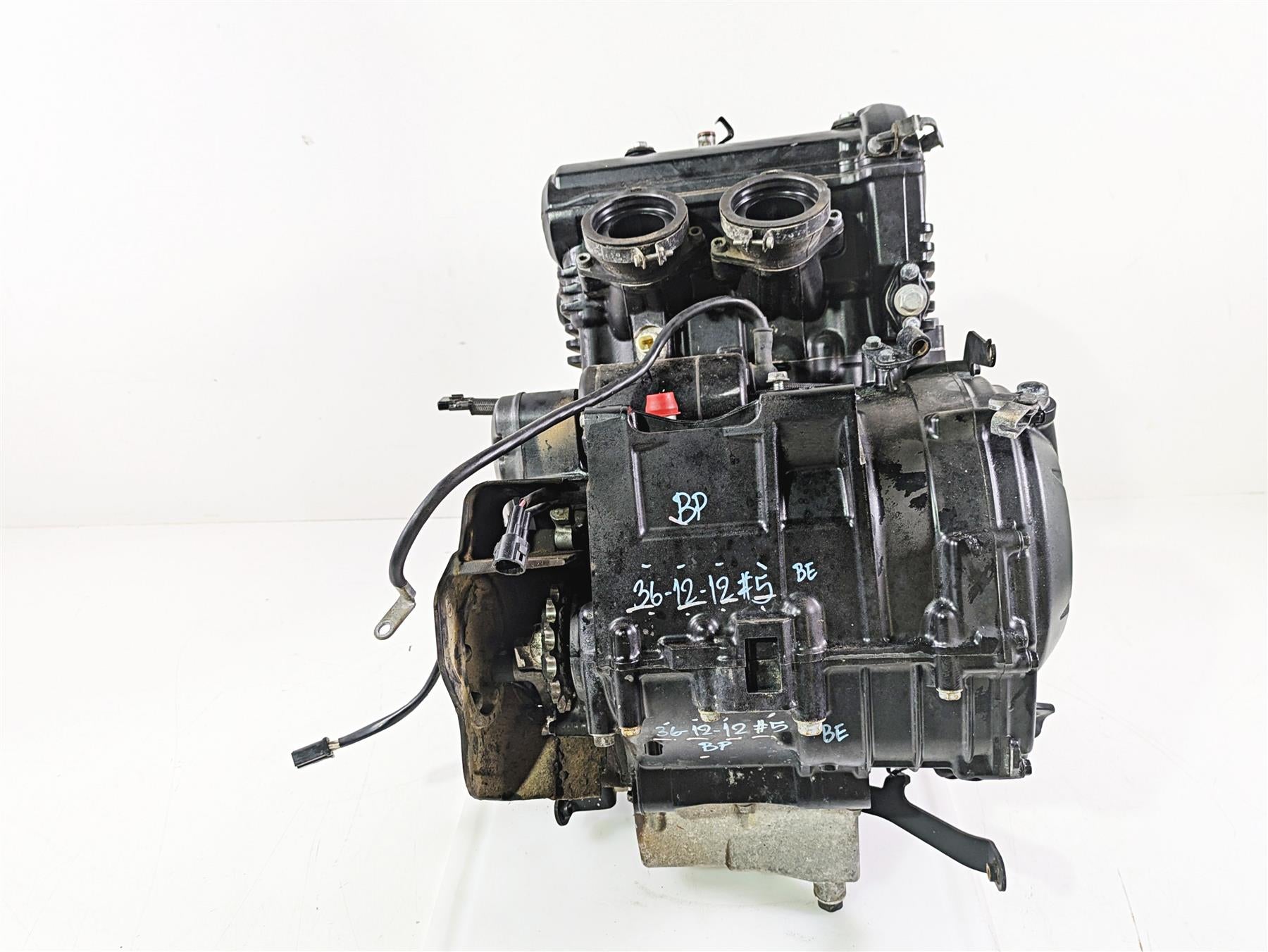 2011 Kawasaki EX650R Ninja Running Engine Motor 10k 14001-0140 14001-0715 {{ shop.shopifyCountryName }} - Mototech271