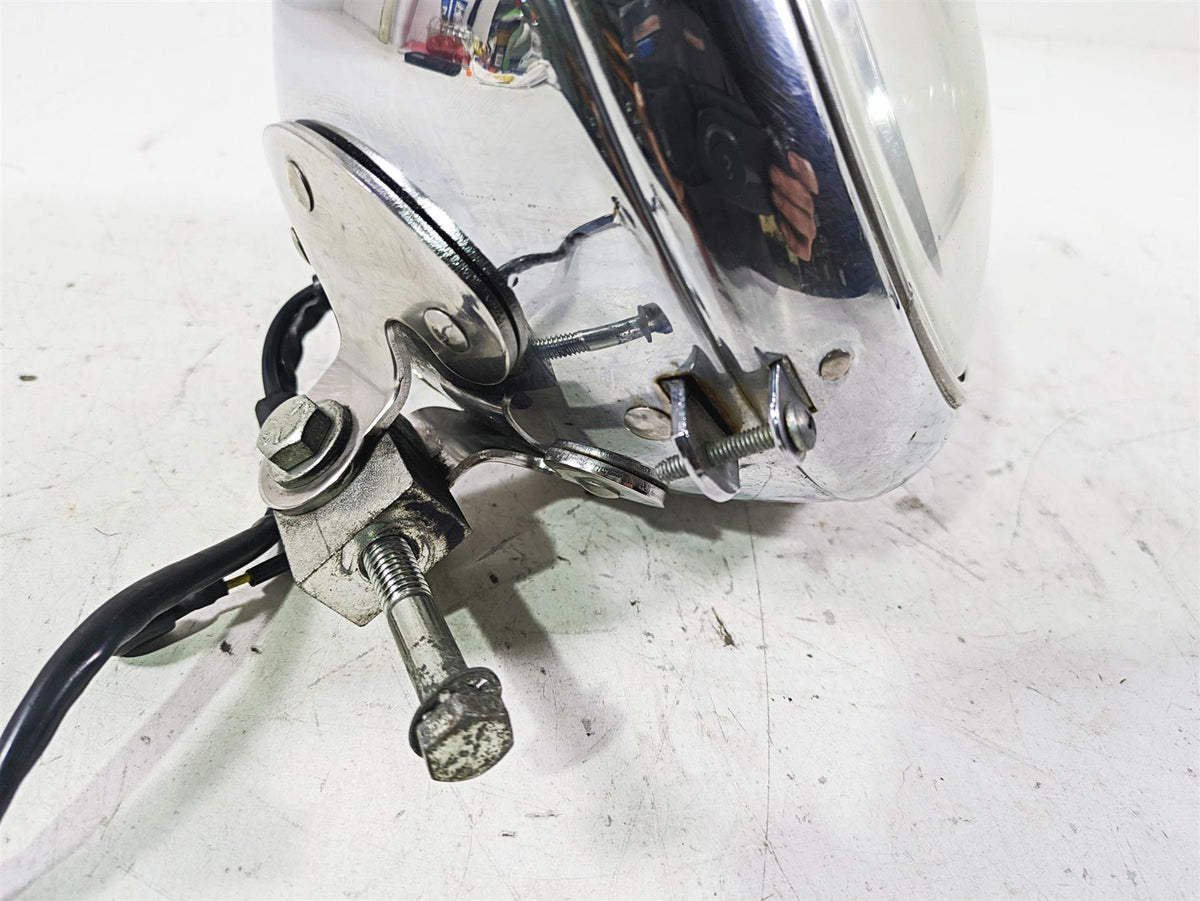 2005 Harley Softail FLSTFSE CVO Fat Boy Headlight Lamp & Bracket -Read 67903-00A {{ shop.shopifyCountryName }} - Mototech271