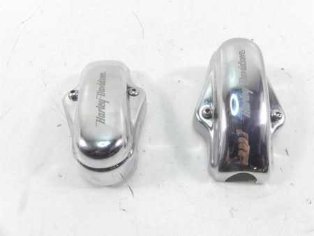 2004 Harley Softail FXSTD SE CVO Deuce Rear Chrome Axle Nut Covers 44500-03B {{ shop.shopifyCountryName }} - Mototech271