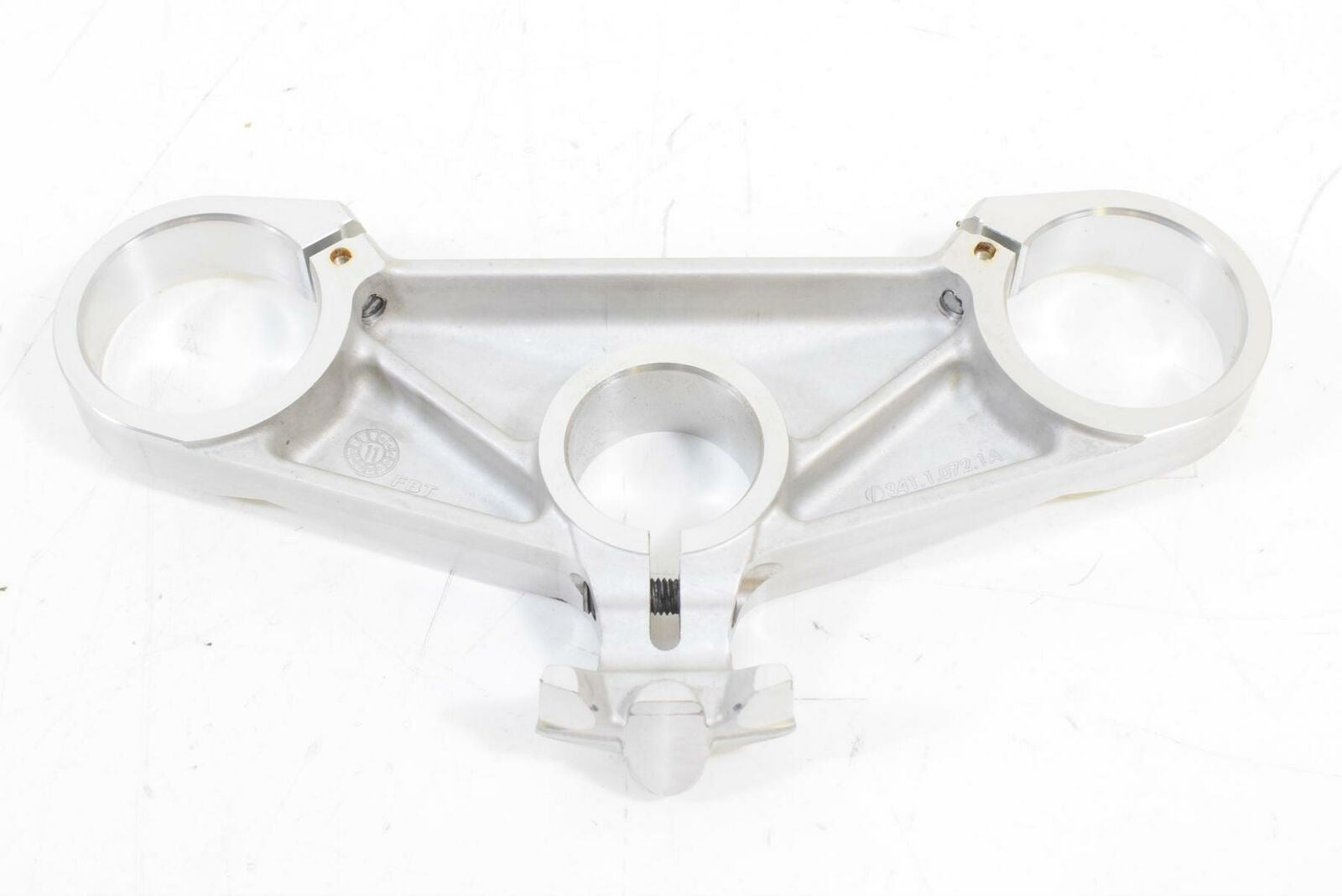 2012 Ducati 848 Evo Corse SE Upper Triple Tree Steering Clamp 34110721A {{ shop.shopifyCountryName }} - Mototech271