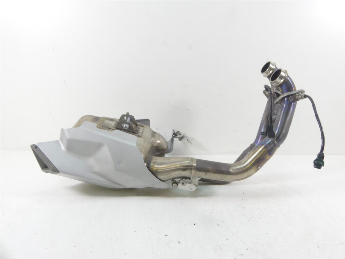 2021 Aprilia RS 660 Oem Exhaust Pipe Header Chamber Assembly 2B005290 {{ shop.shopifyCountryName }} - Mototech271