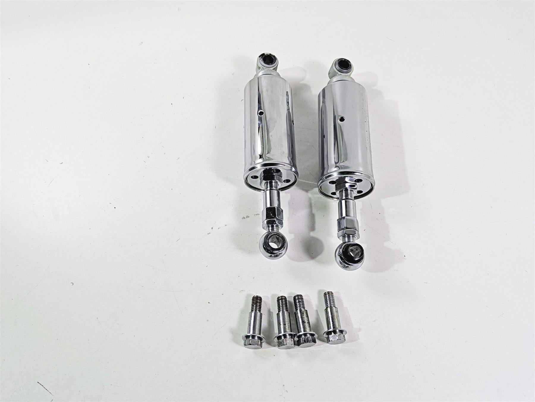 2008 Ultima Motorcycles Fat Bastard Chrome Adjustable Rear Shock Damper Set {{ shop.shopifyCountryName }} - Mototech271