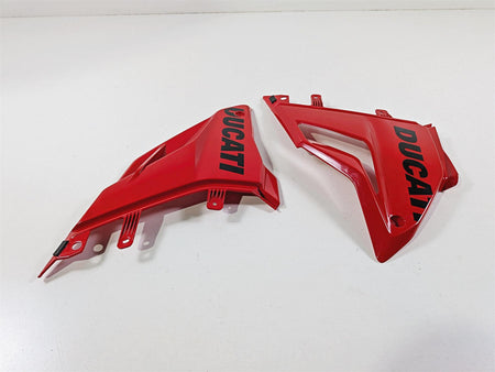 2023 Ducati Streetfighter V4 Red Lower Oil Cooler Cover Fairing Set 4801A651A-Mototech271