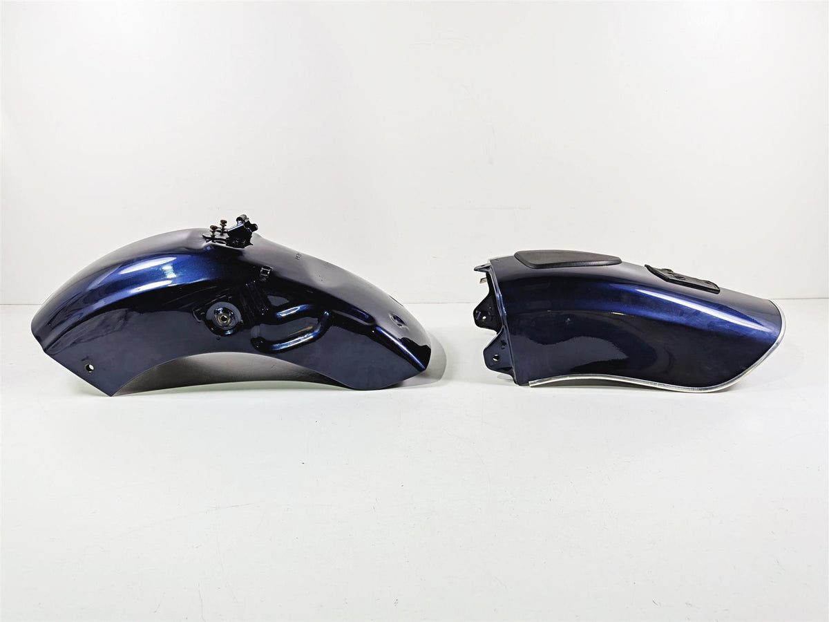 2000 Honda GL1500 Valkyrie Interstate Blue Rear Fender Set 80200-MZ0-000Z-Mototech271
