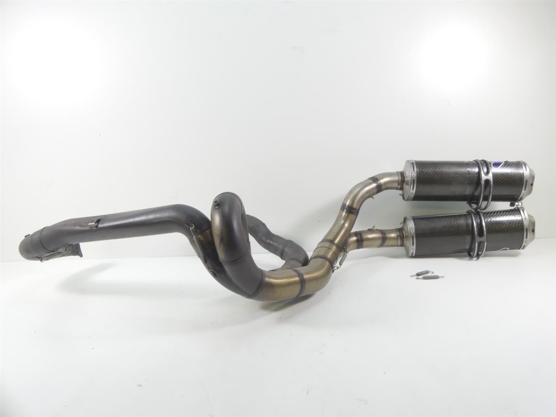 2008 Ducati 1098 S Termignoni Full 70mm Header Pipe Exhaust System 96117807B {{ shop.shopifyCountryName }} - Mototech271