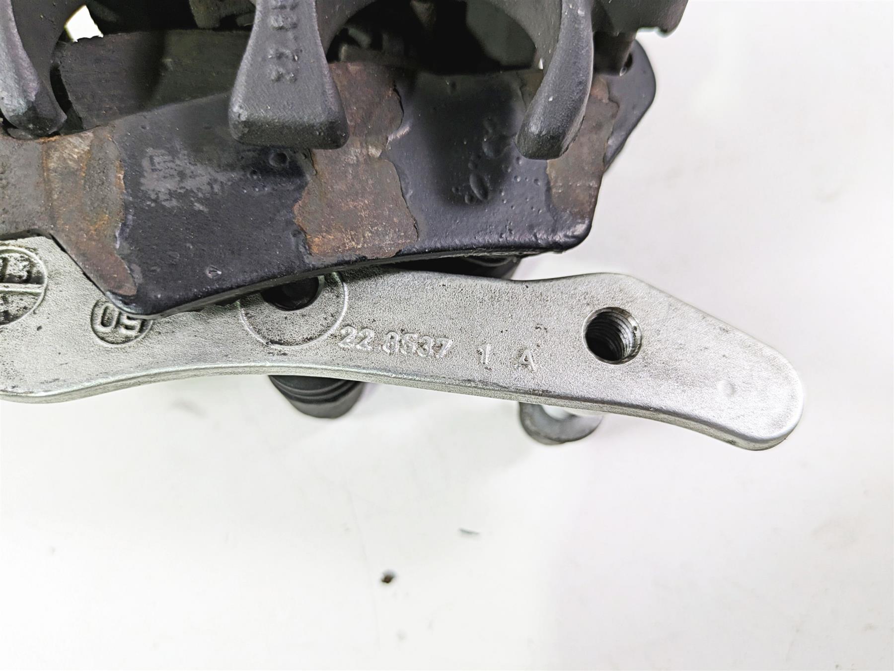 2009 BMW R1200RT K26 Brembo Rear Brake Caliper + Bracket 34217677603 {{ shop.shopifyCountryName }} - Mototech271