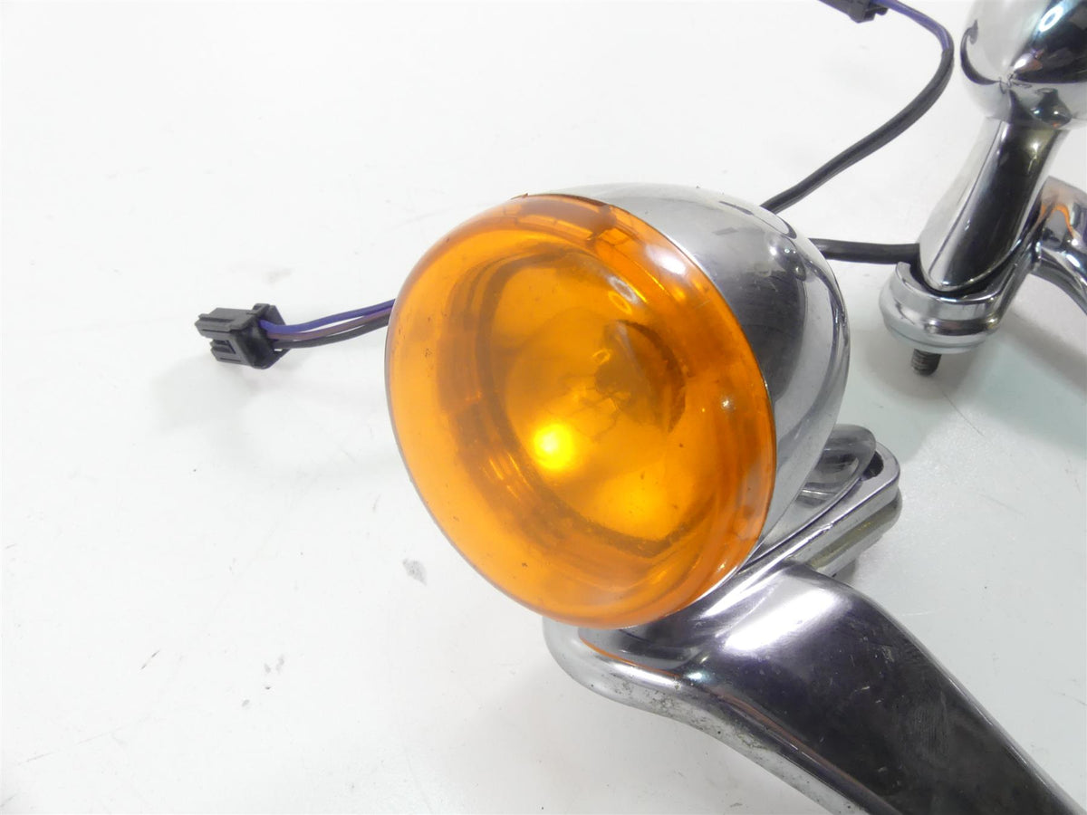 2013 Harley Touring FLTRX Road Glide Front Blinker Turn Signal Set 69272-05 {{ shop.shopifyCountryName }} - Mototech271