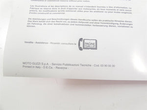 2001 Moto Guzzi California Sp 1100  Owners Manual GU03900030 | Mototech271