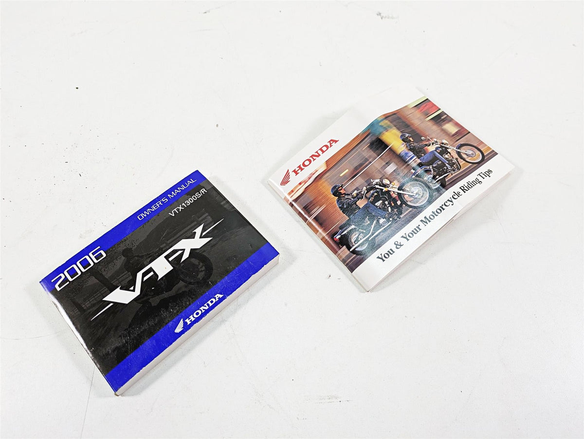2006 Honda V-Twin VTX1300 R Oem Owners Manual Booklet VTX1300S/R 00X31-MEA-6300 {{ shop.shopifyCountryName }} - Mototech271