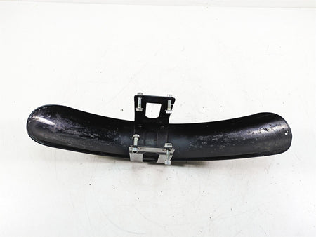 2007 Harley Sportster XL1200 C Front Fender Vivid Black Silver Stripe 58998-83 {{ shop.shopifyCountryName }} - Mototech271
