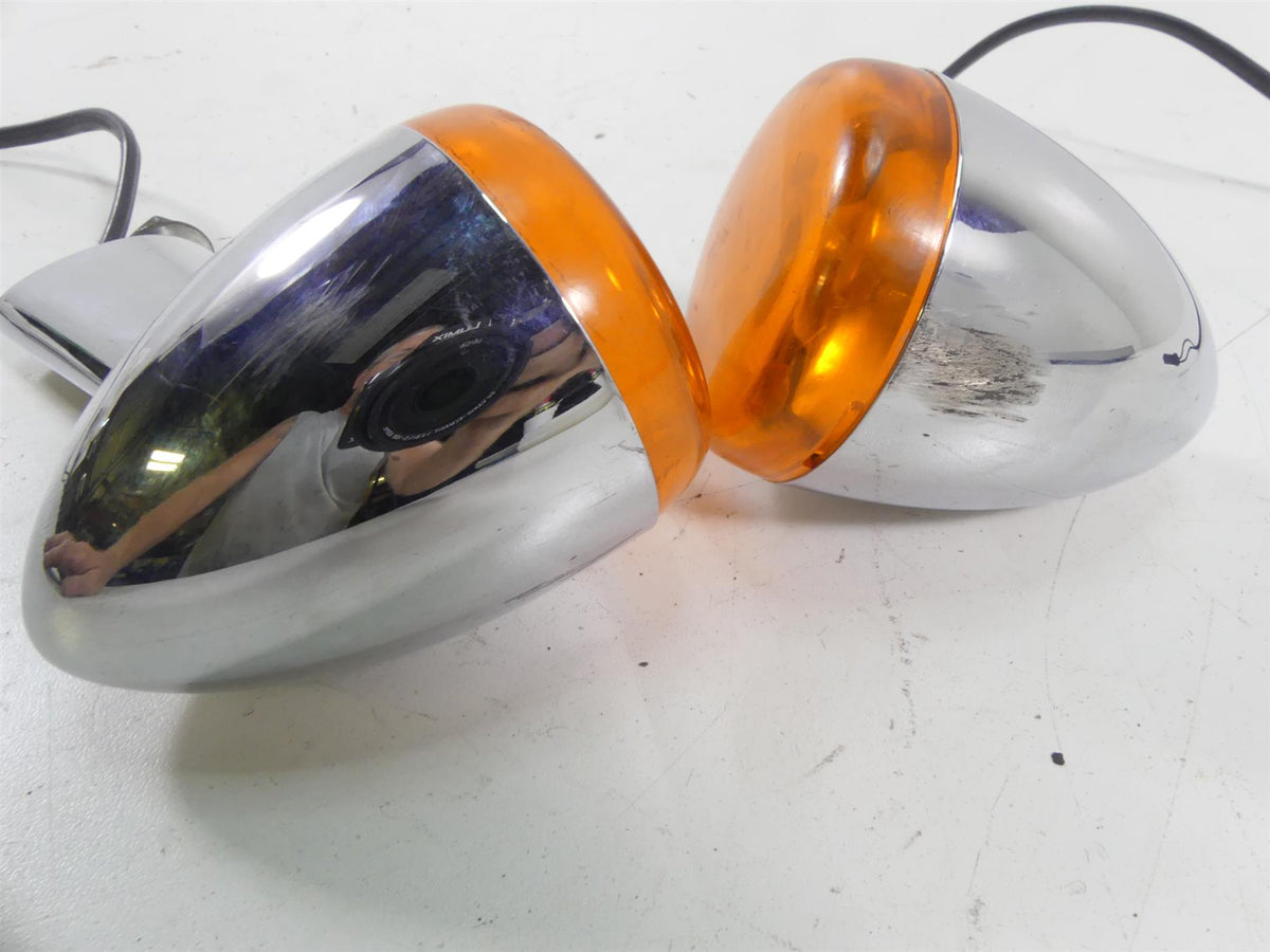 2005 Harley FXDWGI Dyna Wide Glide Rear Chrome Blinker Turn Signal Set 68972-00 {{ shop.shopifyCountryName }} - Mototech271