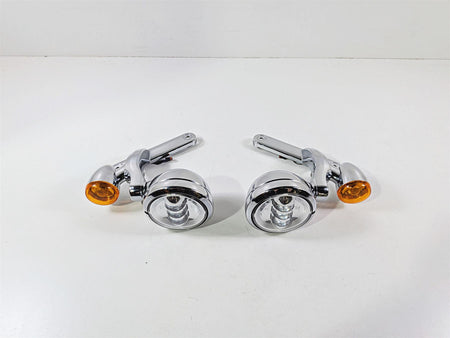 2014 Harley Touring FLHTK Electra Glide Chrome Spot Light Blinker Set 68000021-Mototech271