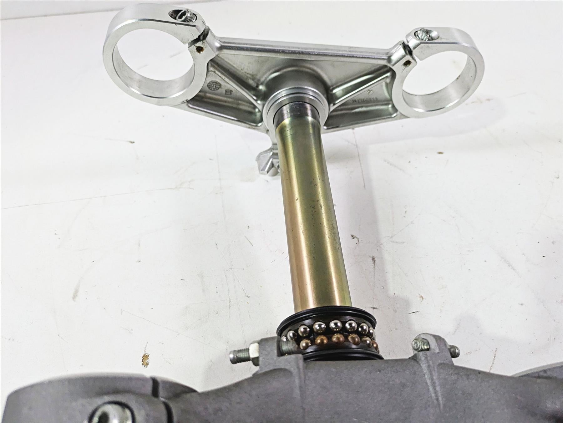 2008 Ducati SBK 1098 S Upper Lower Triple Tree Ohlins Set 34220331A 34110632A {{ shop.shopifyCountryName }} - Mototech271