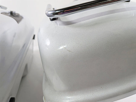 2006 Yamaha XVZ1300 Royal Star Left Right Saddle Bag Set White 4XY-Y2843-2H-P2 {{ shop.shopifyCountryName }} - Mototech271