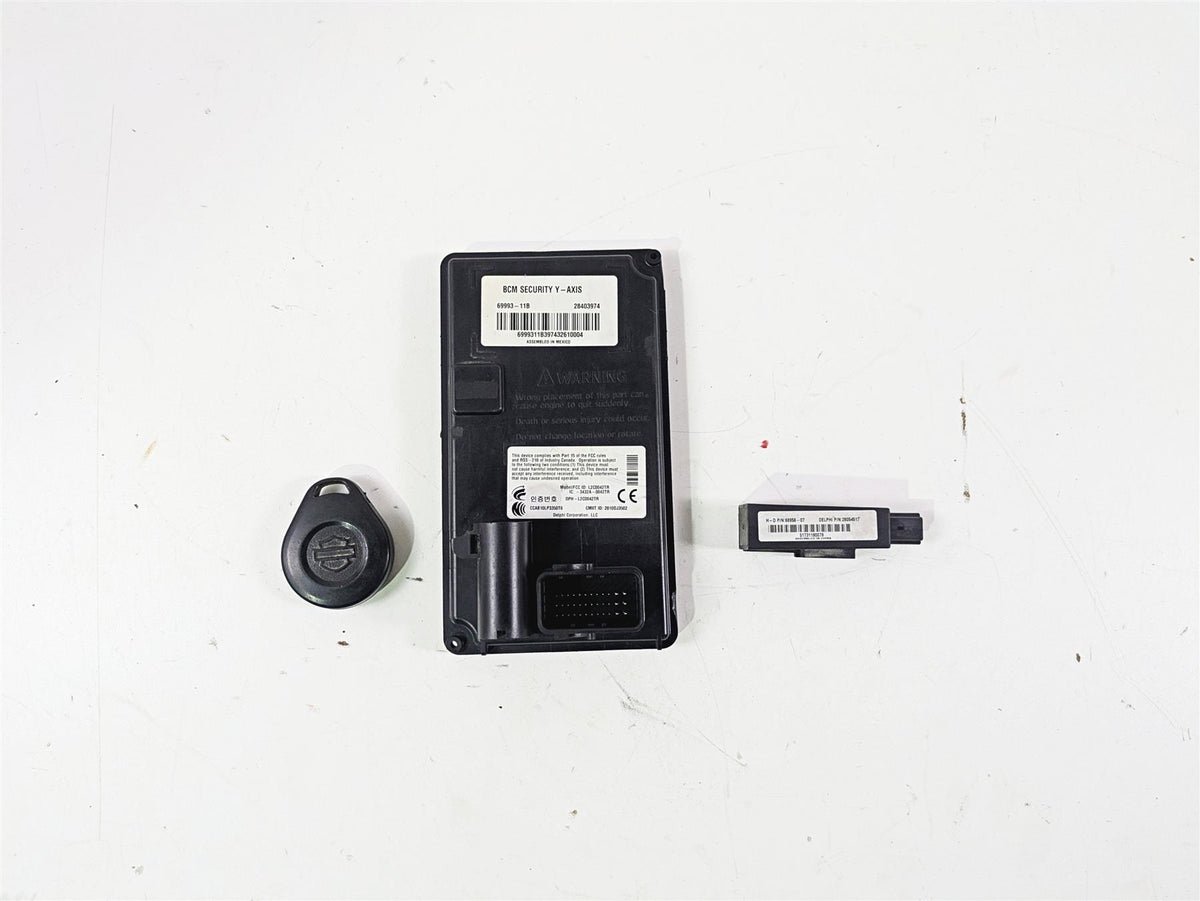 2014 Harley FLS Softail Slim Bcm Security Module Y-Axis + Key Fob Set 69993-11B {{ shop.shopifyCountryName }} - Mototech271